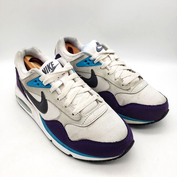 NIKE Air Max Correlate Club Shoes Women's Size 7 White Purple 511417-153 - Picture 3 of 8
